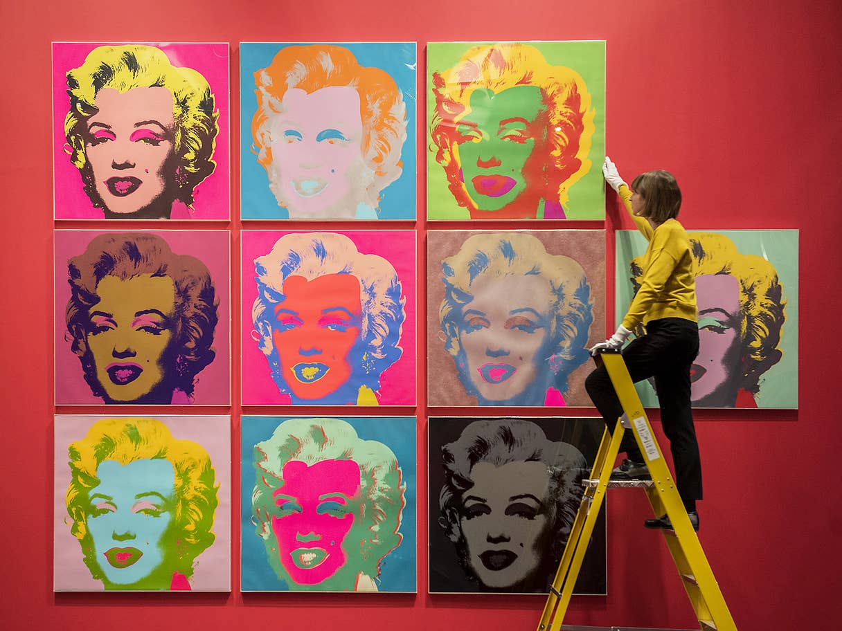 Handboek Laster Bijzettafeltje Andy Warhol – Serie Marilyn Monroe – Art Gallery 66