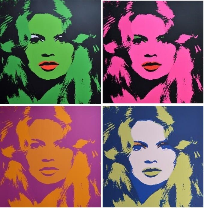 Andy Warhol - Serie Brigitte Bardot