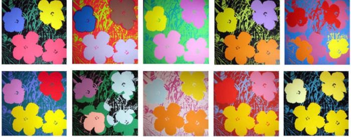 Andy Warhol - Serie Flowers